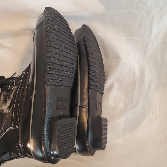 Khombu Jacey Women's Size 8M Faux Fur Lace Up Cold Weather Boots EUC - Picture 8 of 8